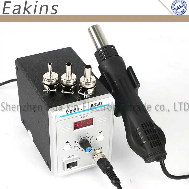 Hot Air Rework Station - Hot Air Gun 858D Desoldering Soldering