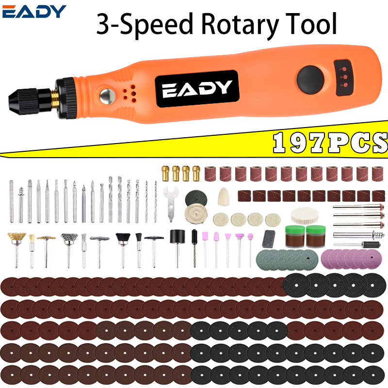 Diy Kit Elektronik - USB Cordless Rotary Tool Kit –