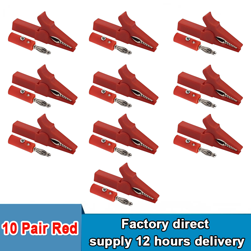 Insulated Alligator Clip with  - Crocodile Clip Set ulasan dan harga