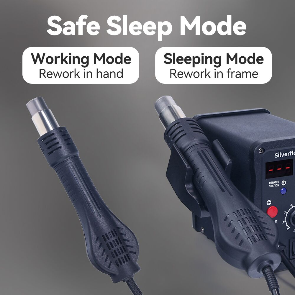 Silverflo 8586D Soldering Stat - Hot Air Rework Station ulasan dan harga