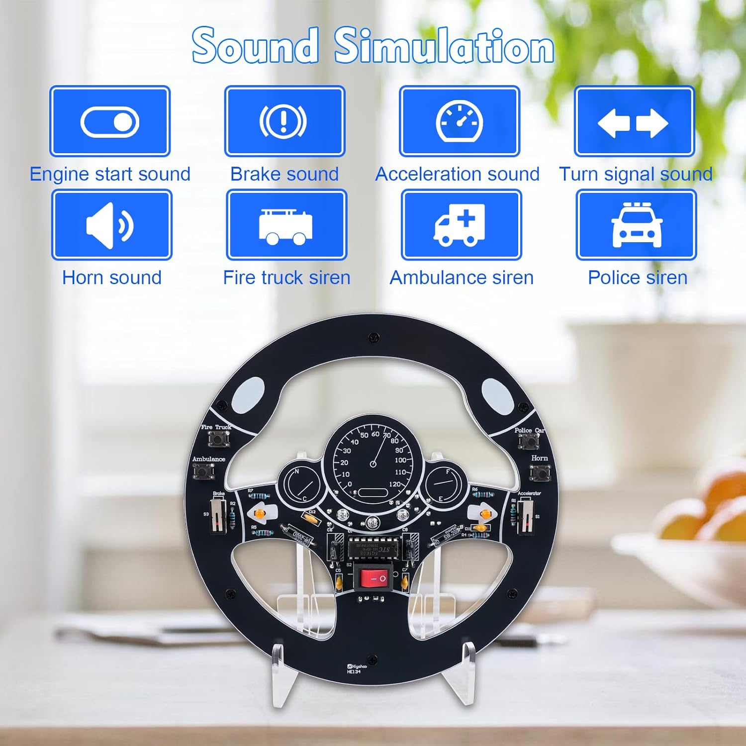Car Steering Wheel DIY Solderi - Diy Electronics Kits For Adults ulasan dan harga