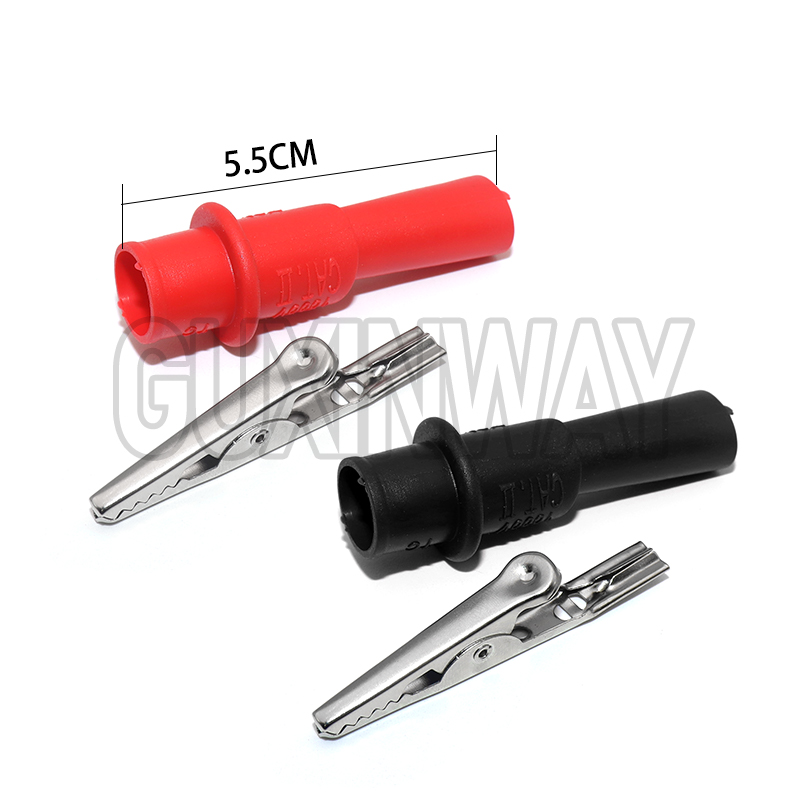 2pcs Alligator Clips Test Clip - Crocodile Clip Set ulasan dan harga