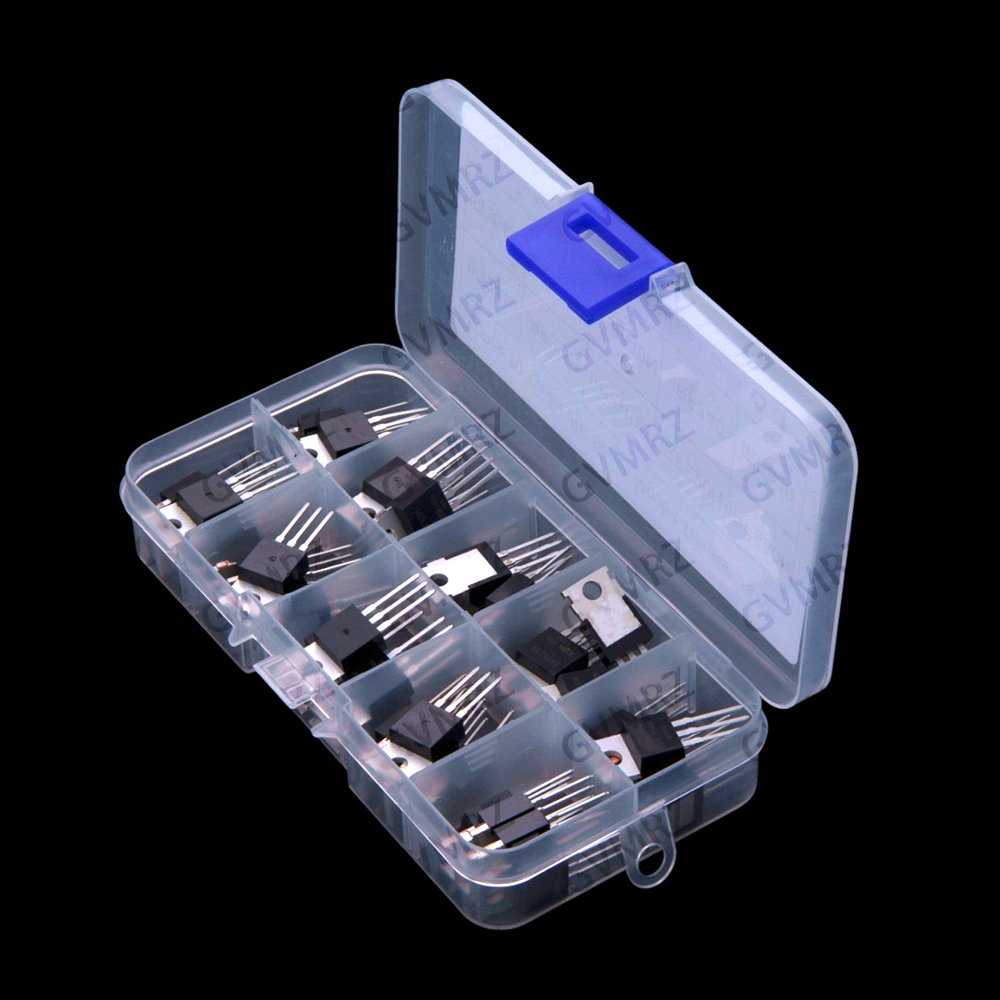 10 Values TO-220 ​​50 PCS IRF  - Mosfet Transistor Set ulasan dan harga