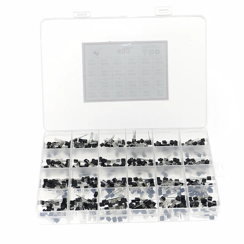 480Pcs 24Types NPN PNP Transis - Mosfet Transistor Set ulasan dan harga