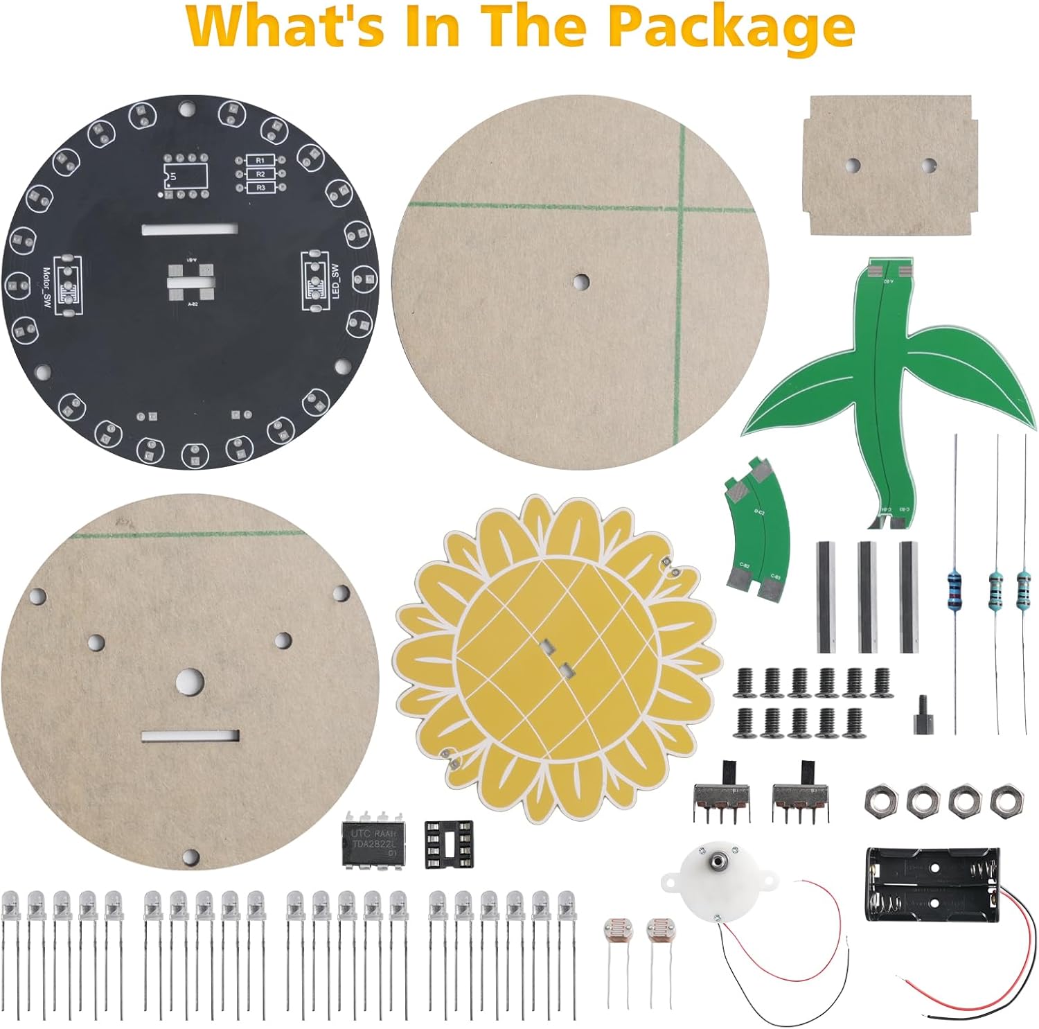 Light Chasing Sunflower Solder - Diy Electronics Kits For Adults ulasan dan harga