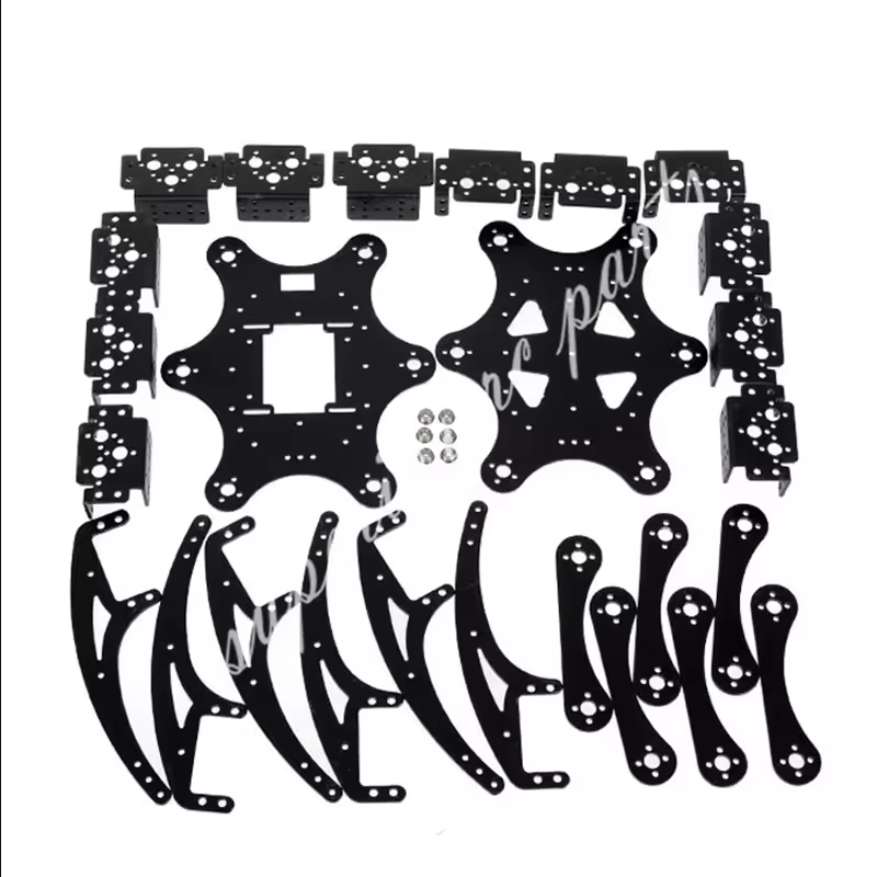 18 DOF Aluminium Hexapod Spide - Diy Kit Elektronik ulasan dan harga