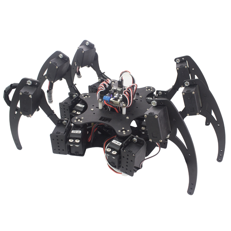 18 DOF Aluminium Hexapod Spide - Diy Kit Elektronik ulasan dan harga