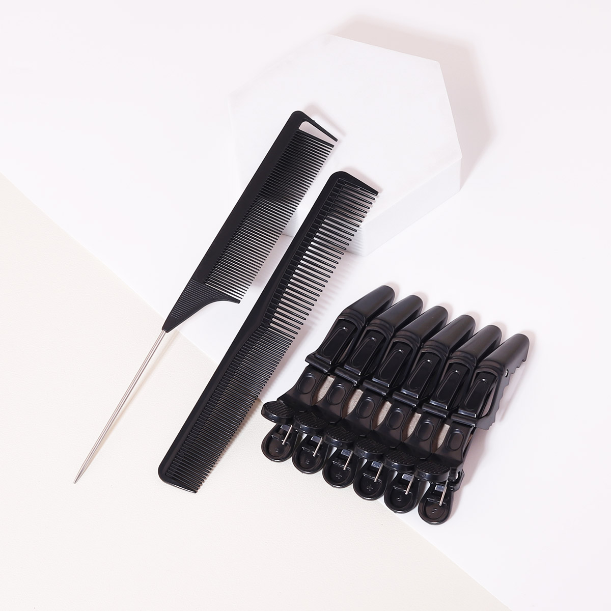 8pcs Hair Comb Set - Hair Tip  - Crocodile Clip Set ulasan dan harga