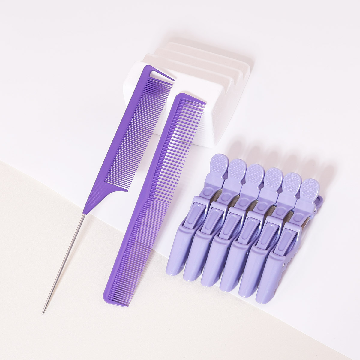 8pcs Hair Comb Set - Hair Tip  - Crocodile Clip Set ulasan dan harga