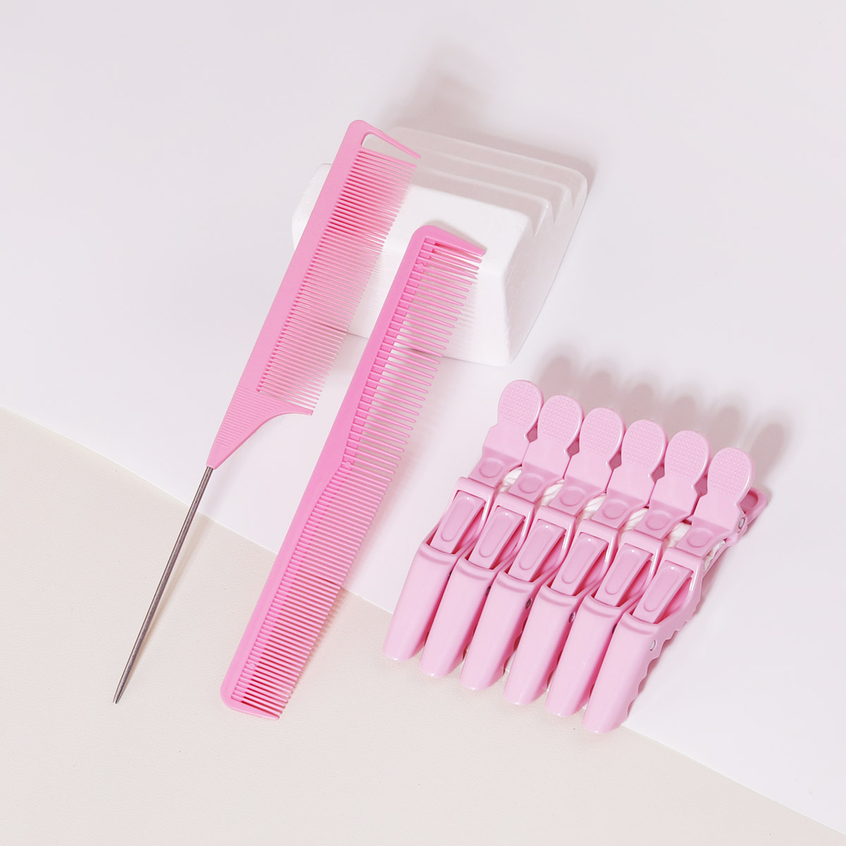 8pcs Hair Comb Set - Hair Tip  - Crocodile Clip Set ulasan dan harga