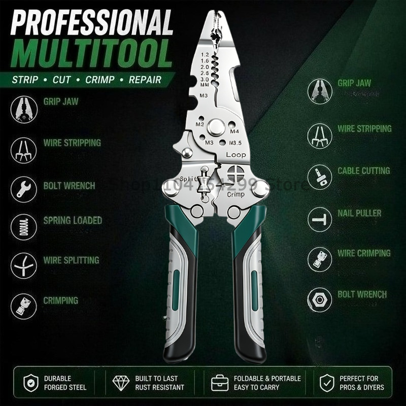 Multifunctional Copper Strippe - Wire Stripper Cutter ulasan dan harga