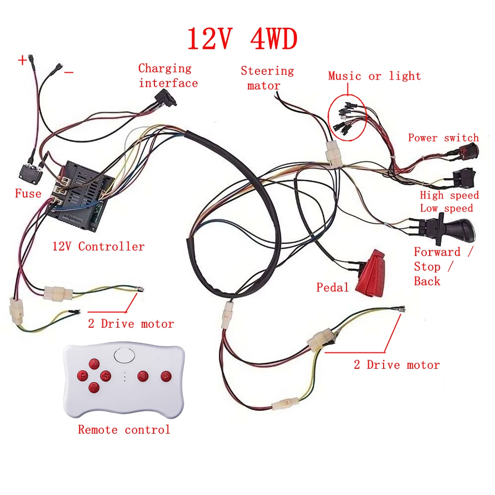 Child electric car DIY modifie - Diy Kit Elektronik ulasan dan harga