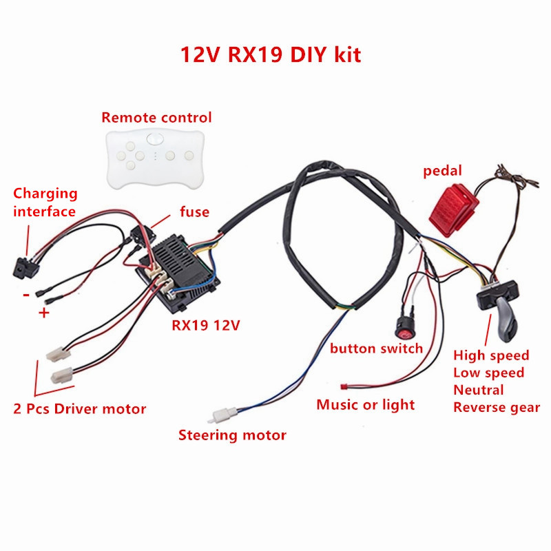 Child electric car DIY modifie - Diy Kit Elektronik ulasan dan harga