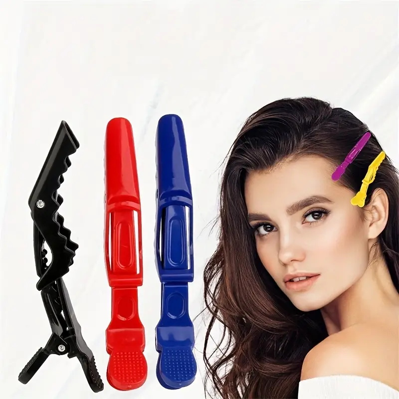 6pcs/Set Crocodile Hair Clips  - Crocodile Clip Set ulasan dan harga