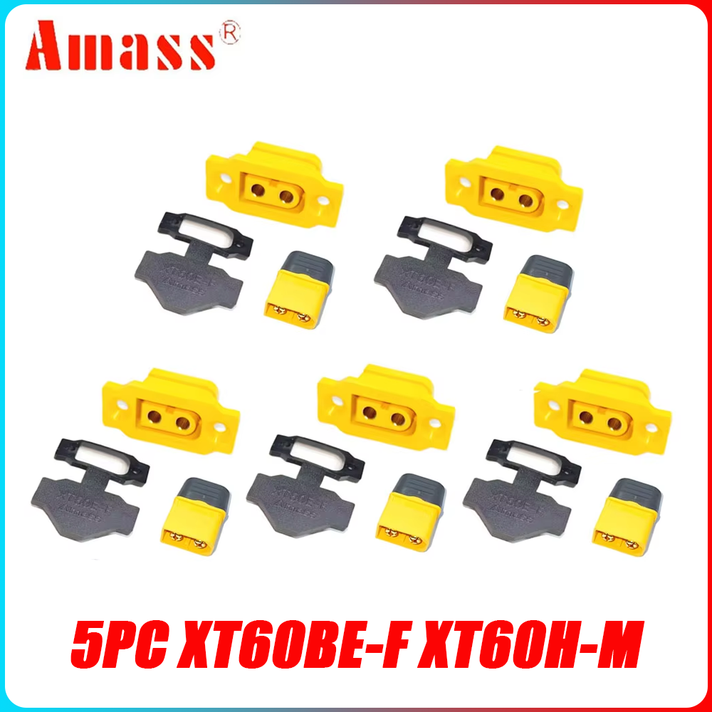 5PCS Amass XT60BE-F & XT60H Ba - Diy Electronics Power Supply ulasan dan harga