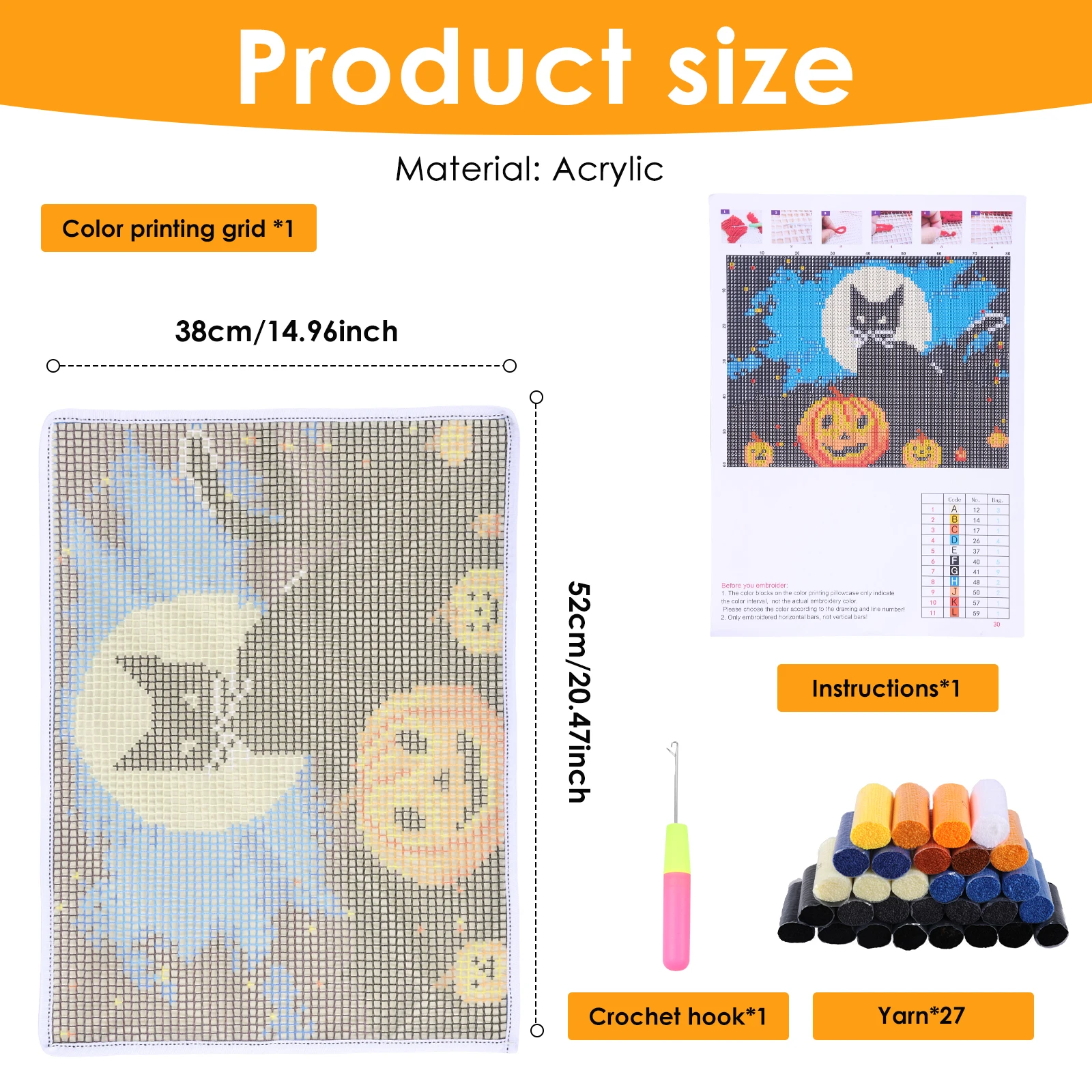Latch Hook Kits DIY Animal Pat - Diy Electronics Kits For Adults ulasan dan harga