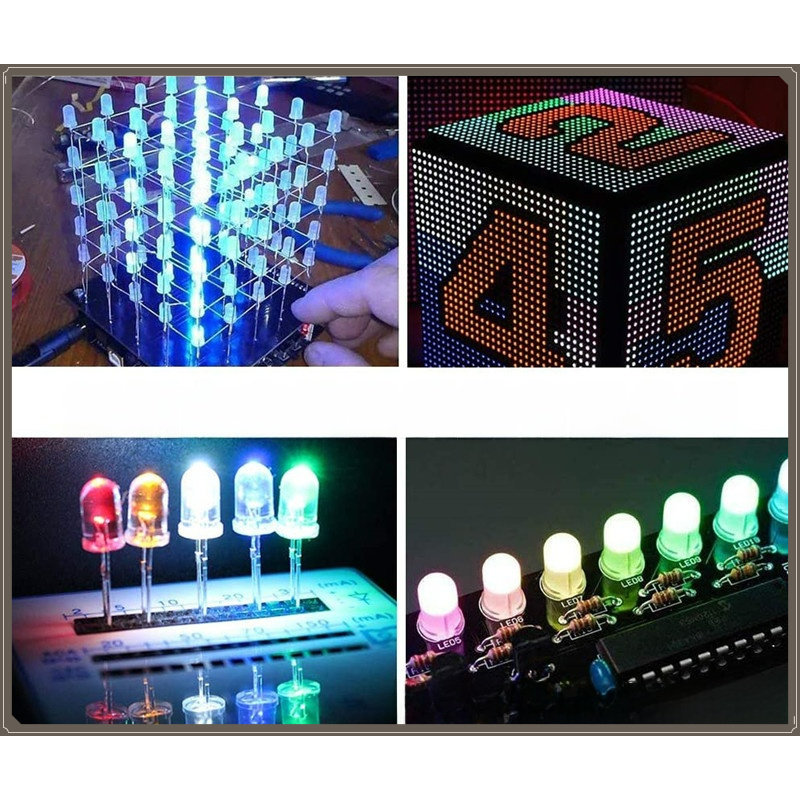 400PCS 3mm Dual-Pin LED Diodes - R/Diy Electronics ulasan dan harga
