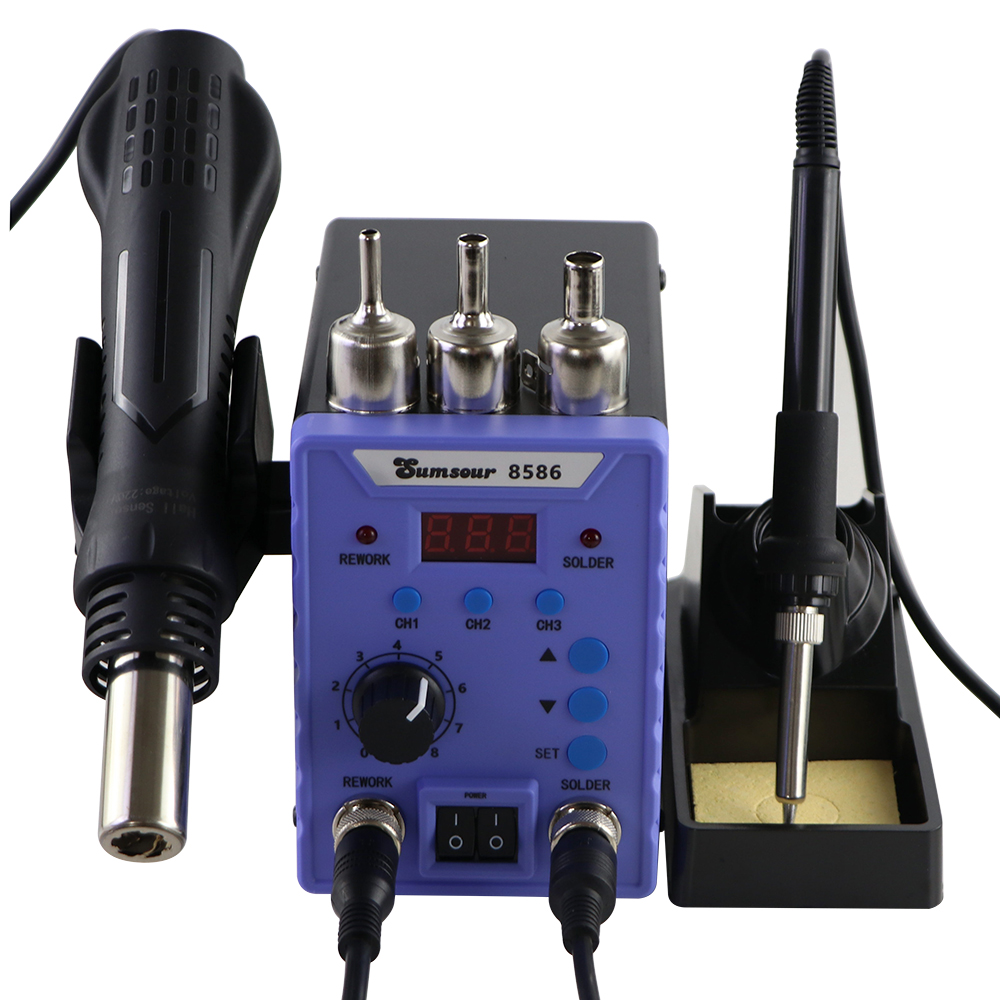 Sumsour 8586 760W 2 in 1 Digit - Hot Air Rework Station ulasan dan harga