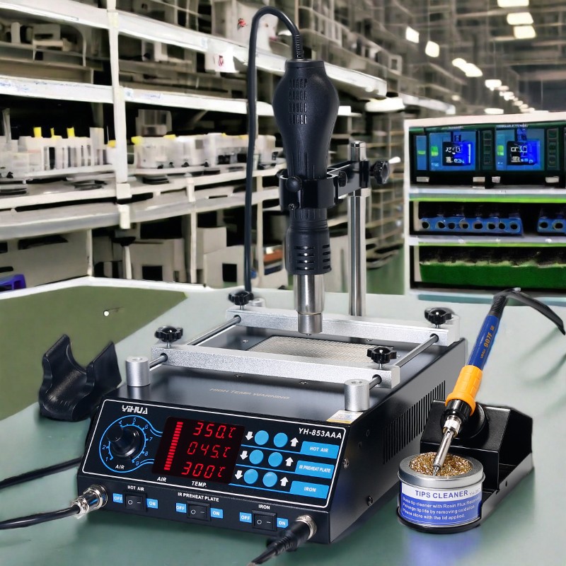 2026 Hot Sale Yihua 853AAA wel - Hot Air Rework Station ulasan dan harga