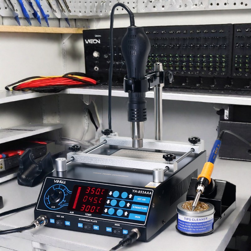 2026 Hot Sale Yihua 853AAA wel - Hot Air Rework Station ulasan dan harga