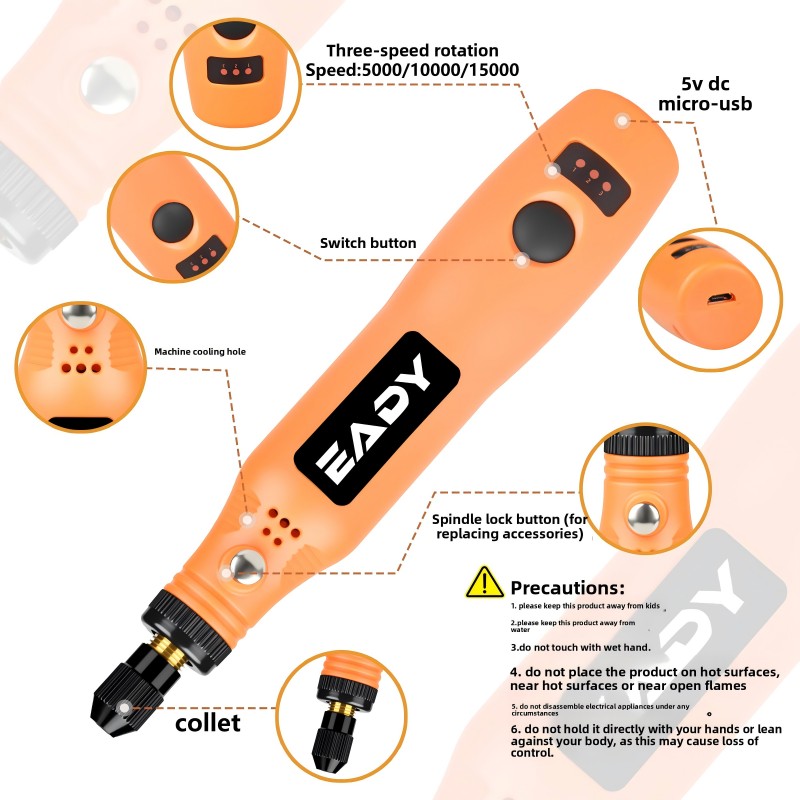 USB Cordless Rotary Tool Kit – - Diy Kit Elektronik ulasan dan harga