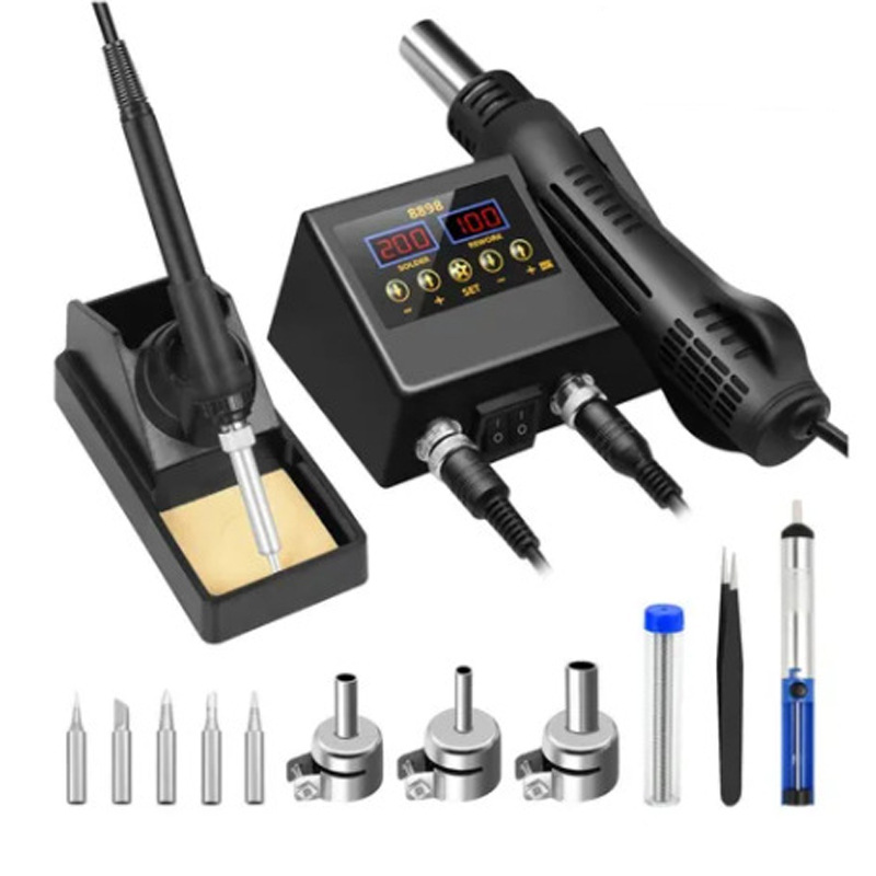 Digital Soldering Station 2 In - Hot Air Rework Station ulasan dan harga