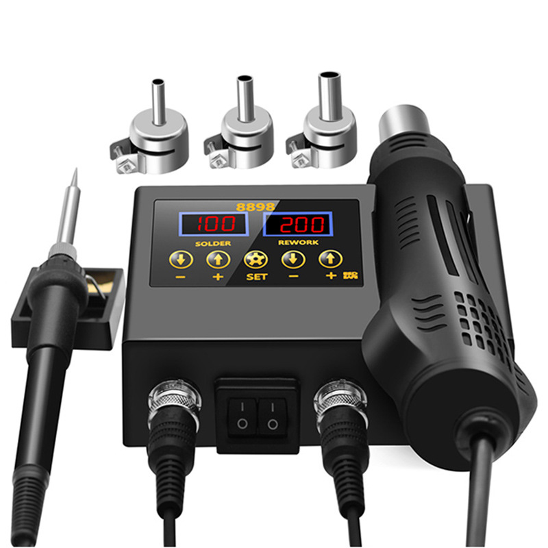 Digital Soldering Station 2 In - Hot Air Rework Station ulasan dan harga