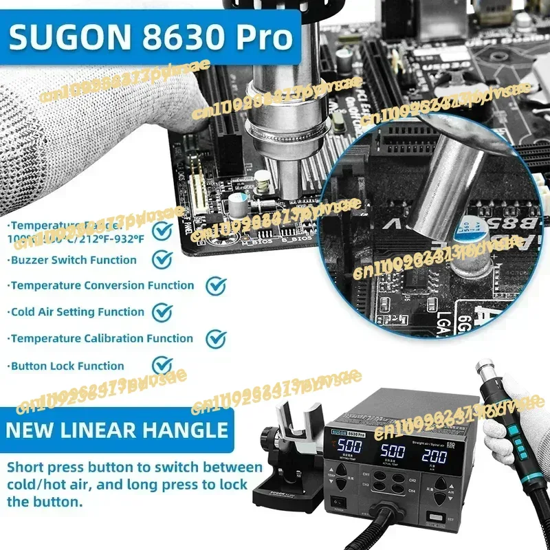 2025 2024 SUGON 8630Pro 1300W  - Hot Air Rework Station ulasan dan harga