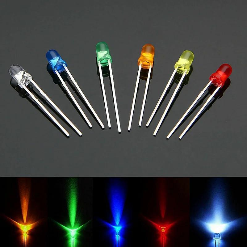 100/200PCS 3mm 5mm Multicolor  - R/Diy Electronics ulasan dan harga