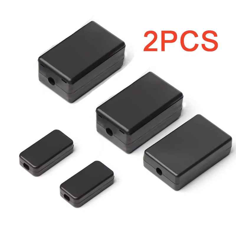 2PCS Plastic Waterproof Black  - Diy Electronics Storage ulasan dan harga