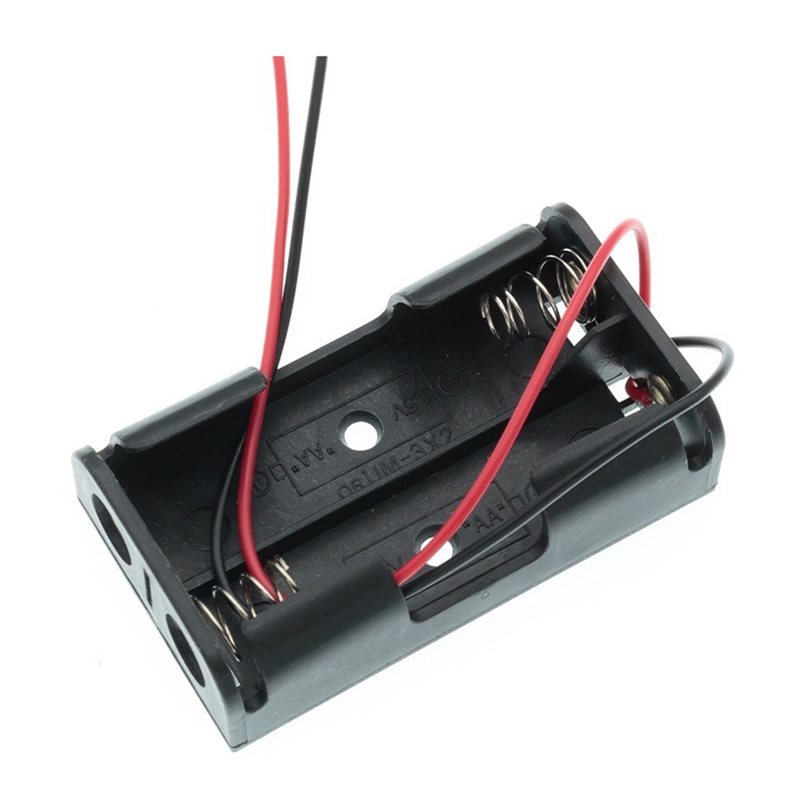 AAAEL-100Pcs 2AA Battery Case  - Diy Electronics Storage ulasan dan harga