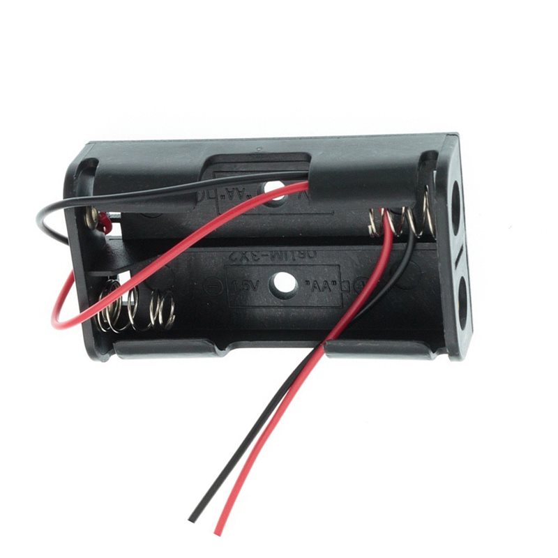 AAAEL-100Pcs 2AA Battery Case  - Diy Electronics Storage ulasan dan harga