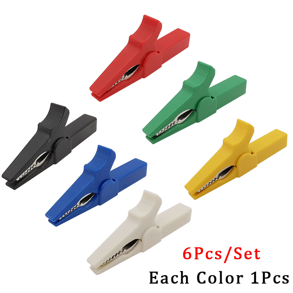 6Pcs/Lot 55mm Alligator Clips  - Crocodile Clip Set ulasan dan harga