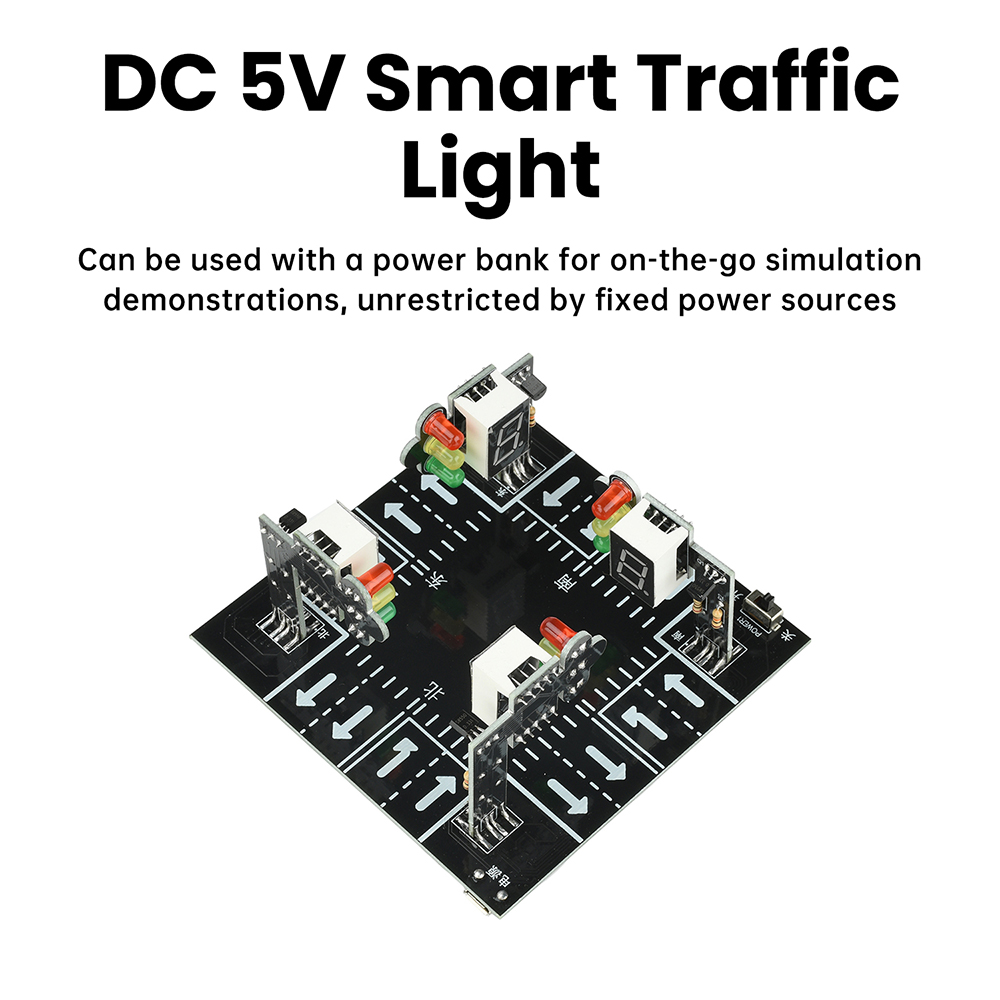 Traffic Light Simulator Kit wi - Diy Electronics Kits For Adults ulasan dan harga