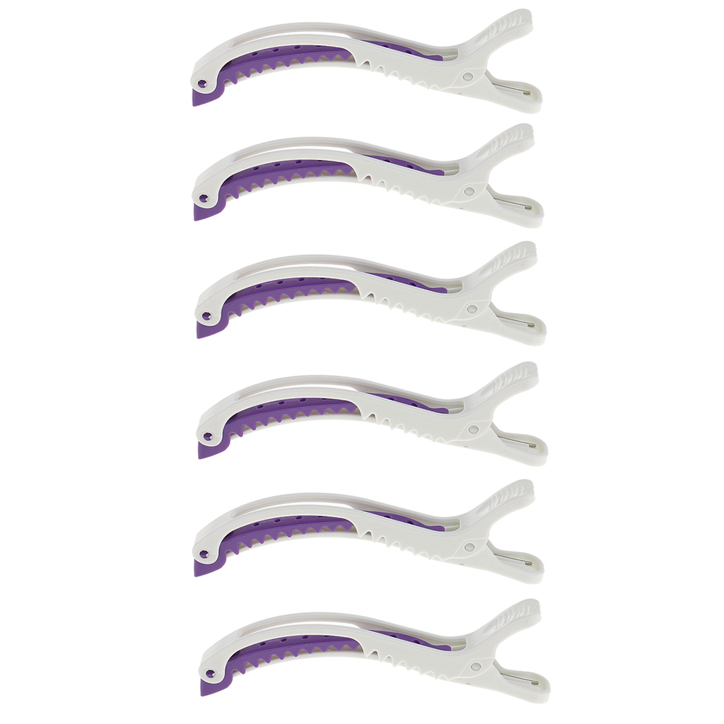 6PCS Pro Hairdressing Salon Se - Crocodile Clip Set ulasan dan harga