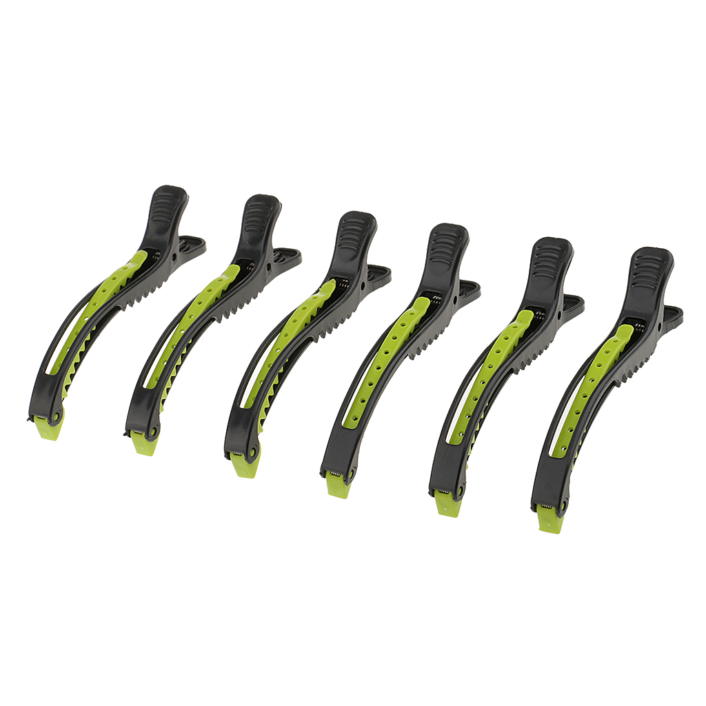 6PCS Pro Hairdressing Salon Se - Crocodile Clip Set ulasan dan harga