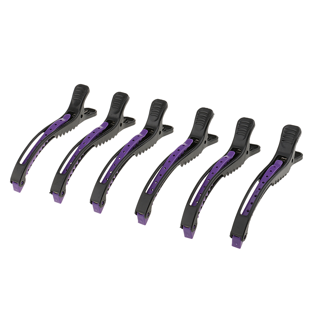6PCS Pro Hairdressing Salon Se - Crocodile Clip Set ulasan dan harga