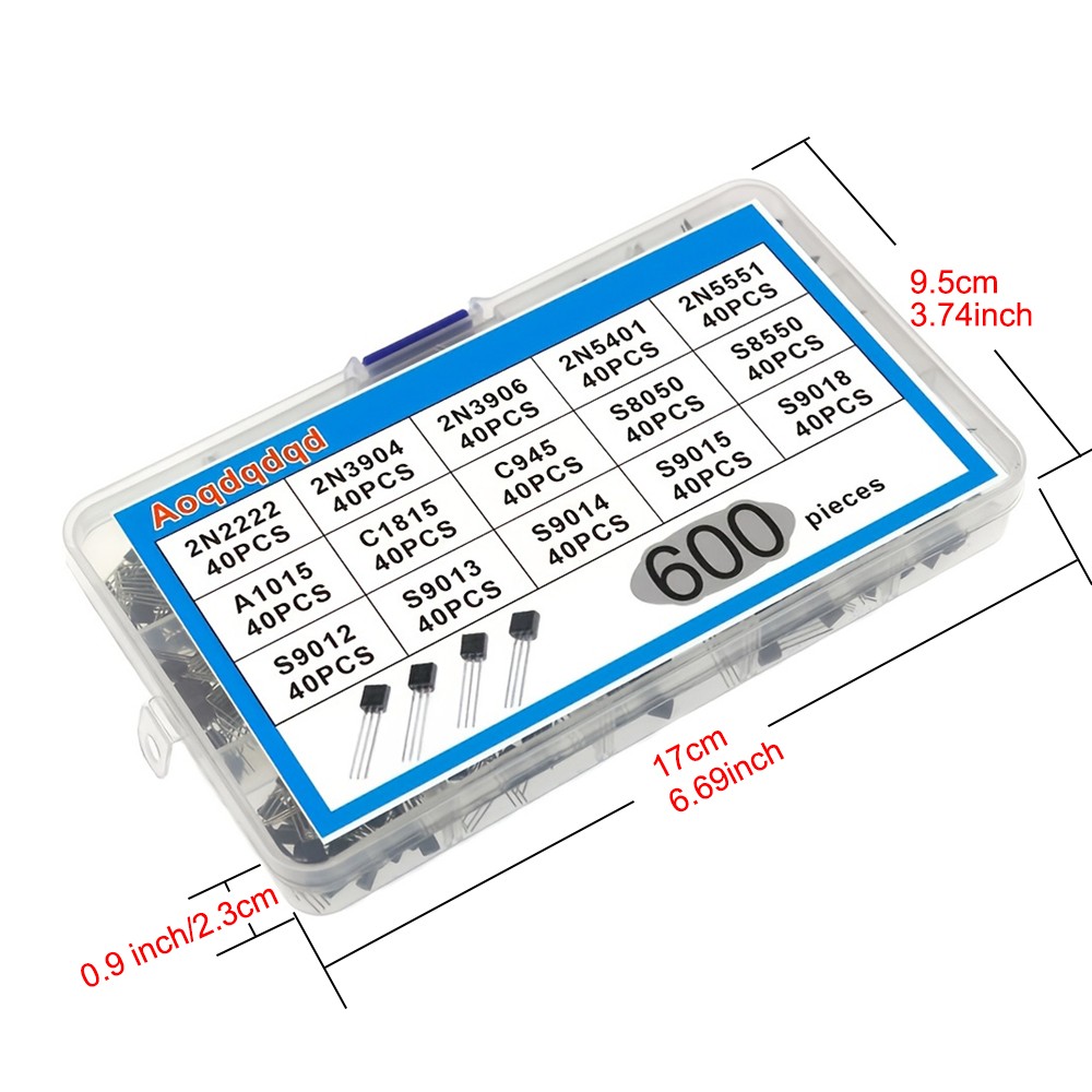 600pcs Transistor Kit A1015 C1 - Mosfet Transistor Set ulasan dan harga