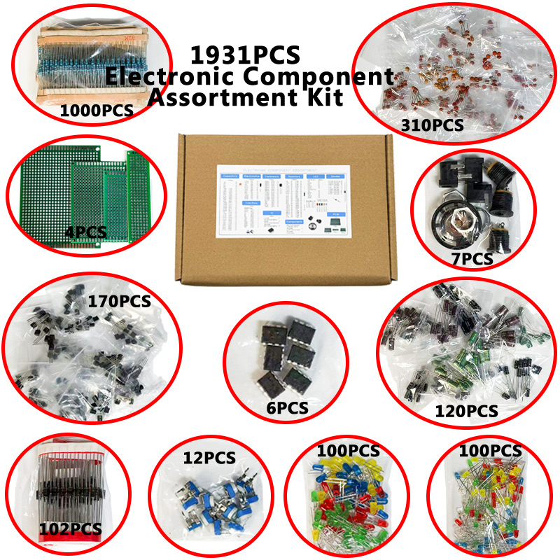 1900PCS Electronic Component K - Mosfet Transistor Set ulasan dan harga