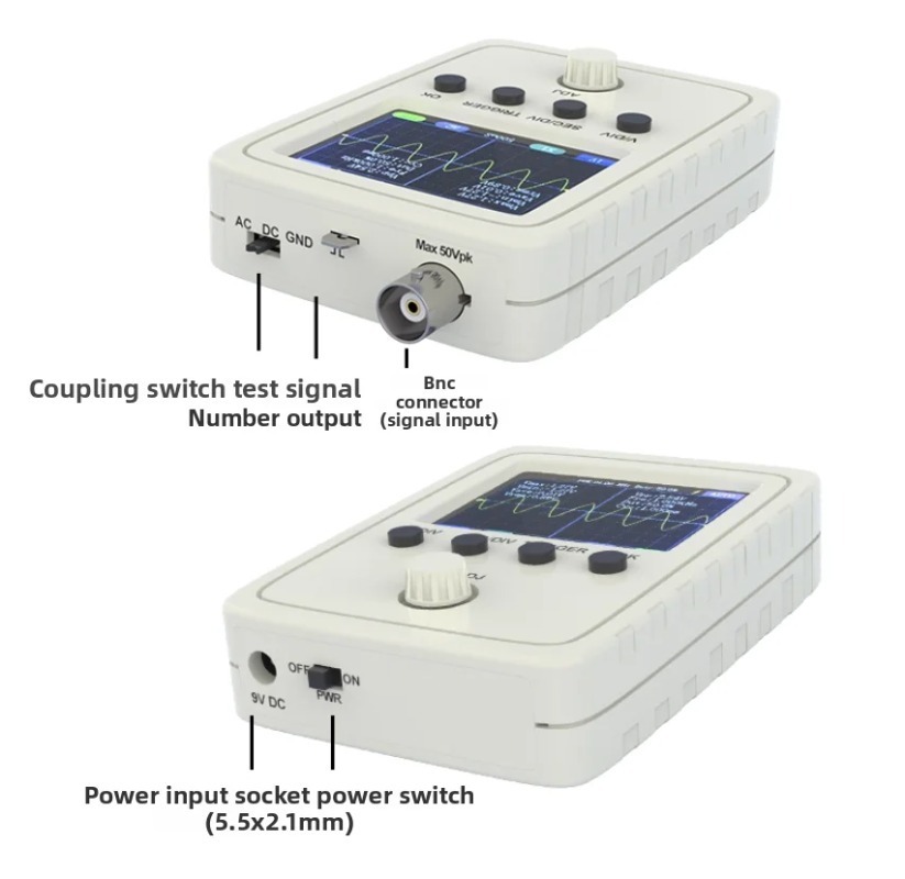 Digital Oscilloscope DIY Assem - Diy Electronics Circuits ulasan dan harga