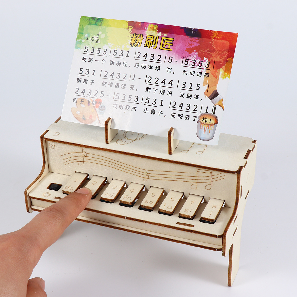 DIY Wooden Electronic Piano Mo - Diy Electronics Kits For Adults ulasan dan harga