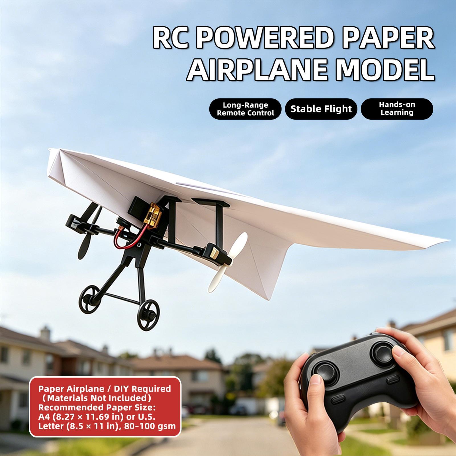 Remote Control Paper Airplane  - Diy Electronics Power Supply ulasan dan harga