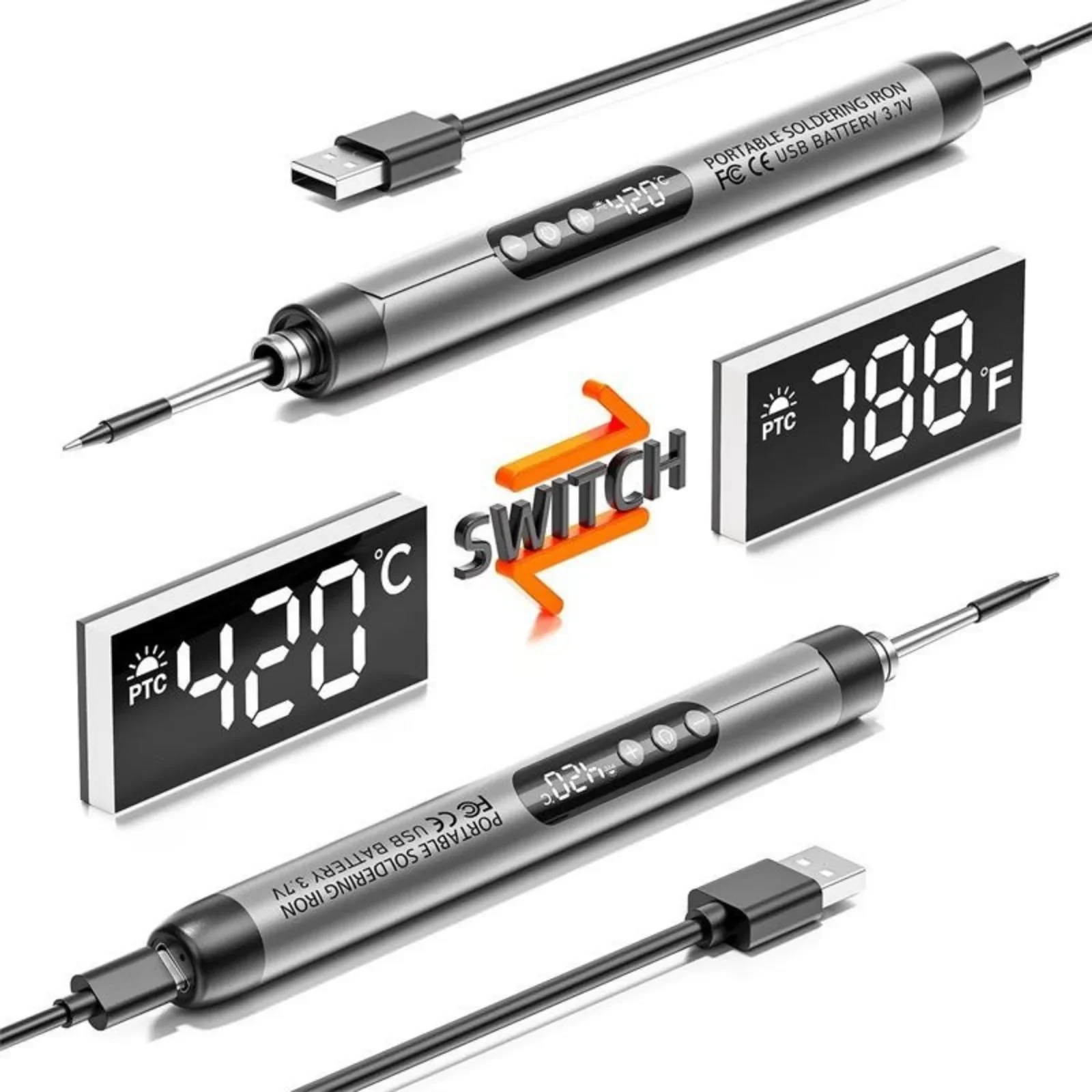 Mini Soldering Iron USB Rechar - Flux Pen Electronics ulasan dan harga