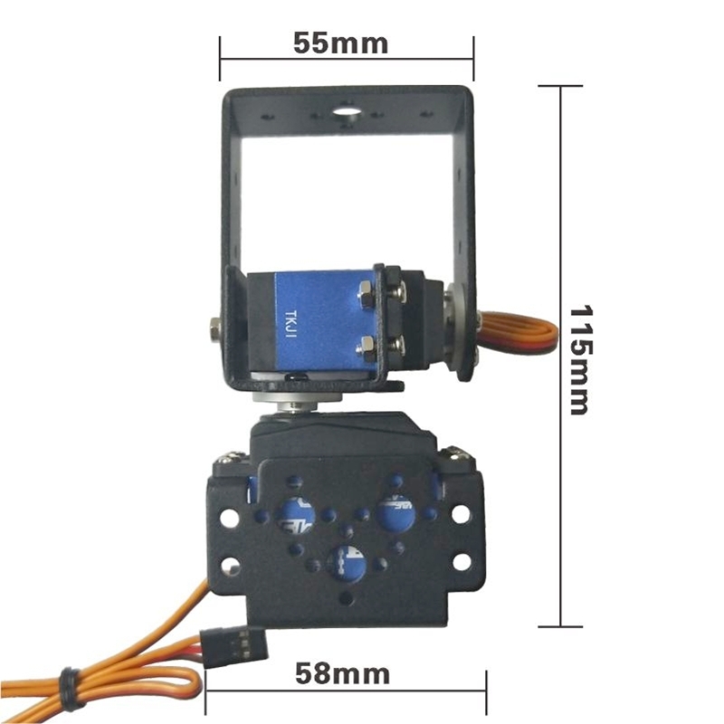 2 DOF Robotic Pan And Tilt Ser - Diy Kit Elektronik ulasan dan harga
