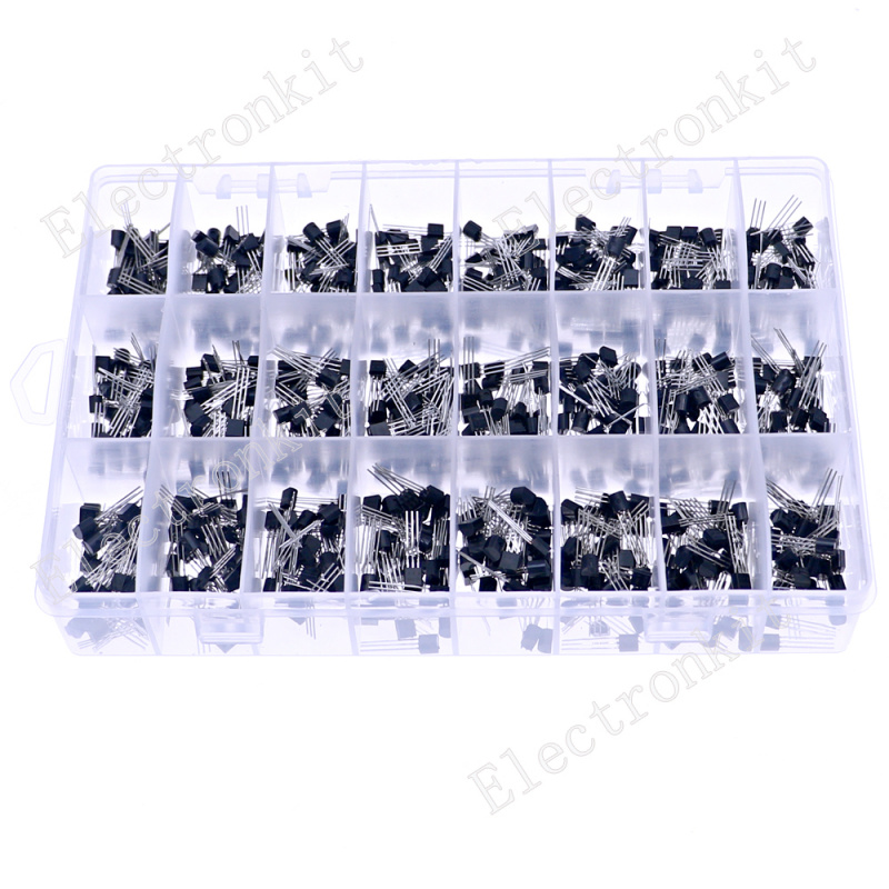 840pcs 24Values TO-92 PNP/NPN  - Mosfet Transistor Set ulasan dan harga