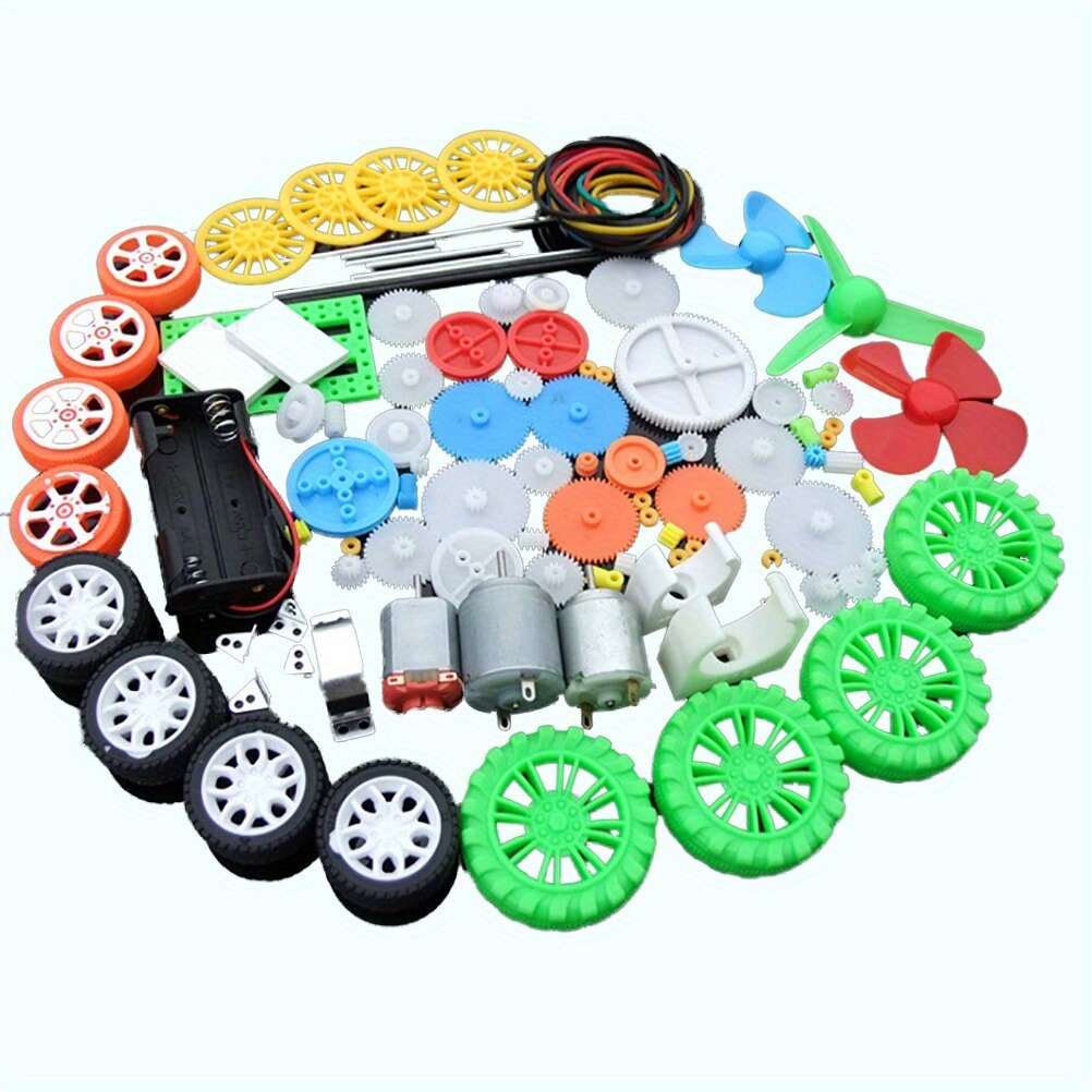 112pcs DC Motor Kit Electric M - Diy Kit Elektronik ulasan dan harga