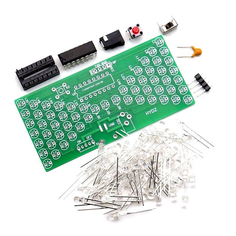 LED Hourglass Learning Kit - S - Diy Electronics Projects For Beginners ulasan dan harga