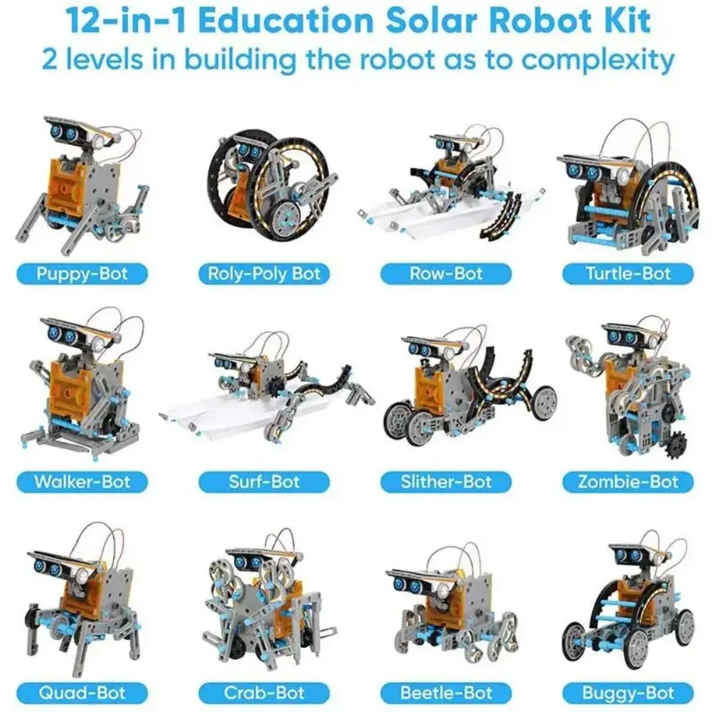 13 in 1 Solar Powered Robot Sc - Diy Kit Elektronik ulasan dan harga