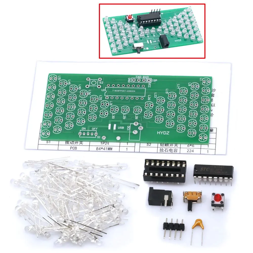 5V Electronic Hourglass DIY Ki - Diy Electronics Projects For Beginners ulasan dan harga