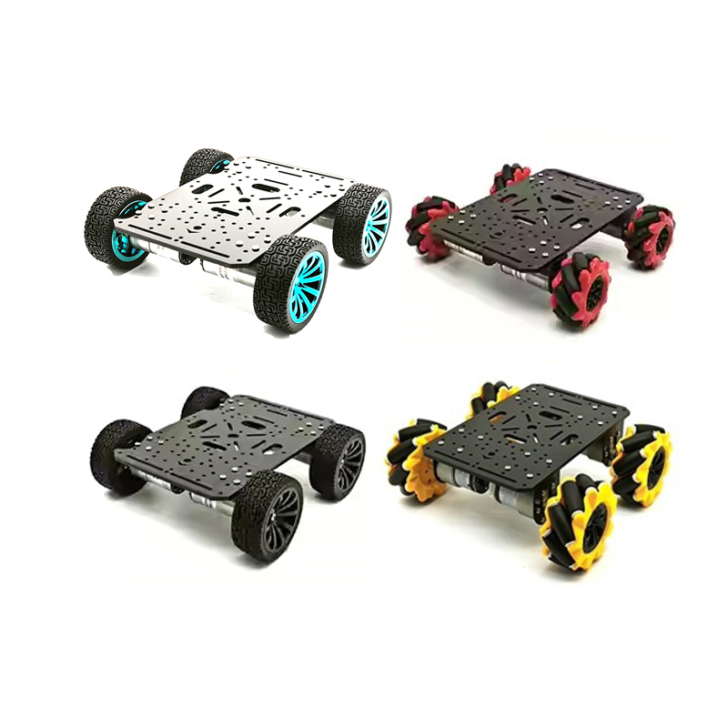 4WD Robot Car Chassis with TT  - Diy Kit Elektronik ulasan dan harga